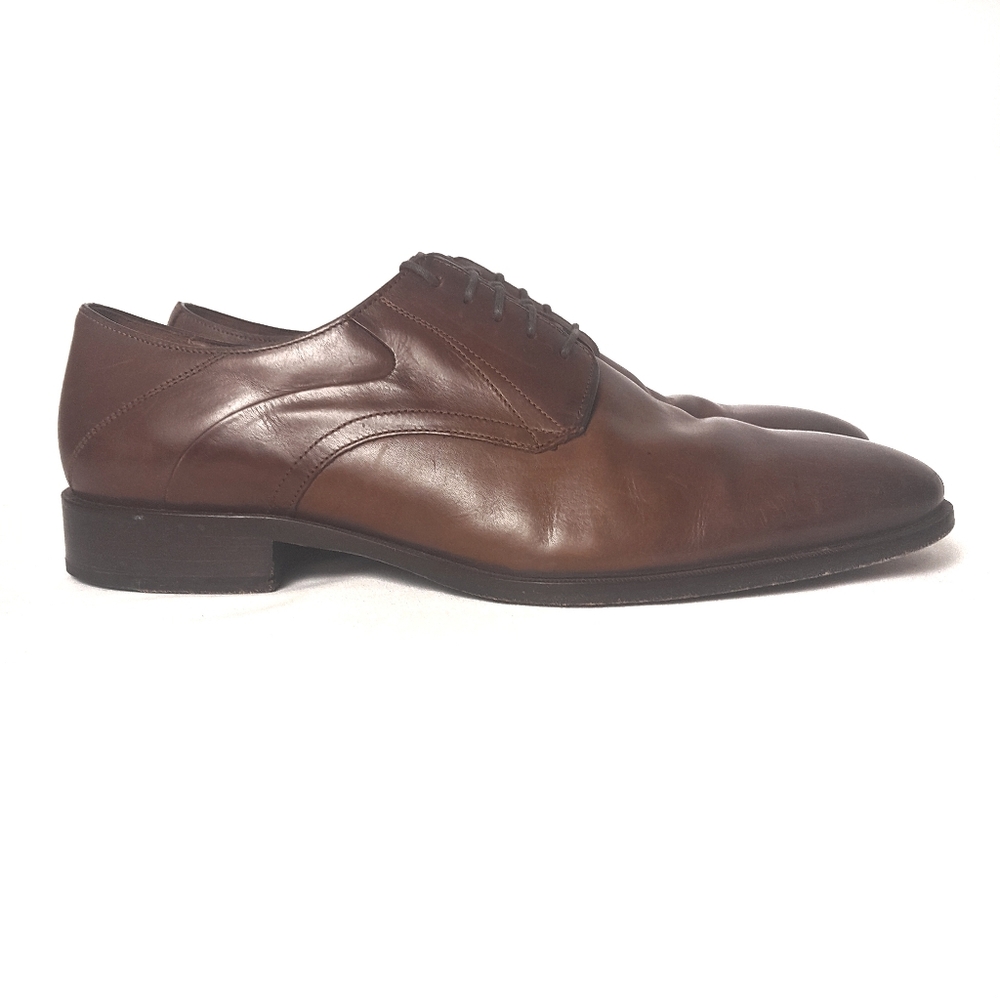 Johnston & Murphy Oxfords Brown Leather Shoes 15 1730 Men's Size 11 M